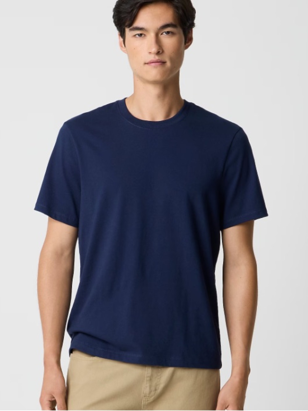 J crew navy blue essential tee